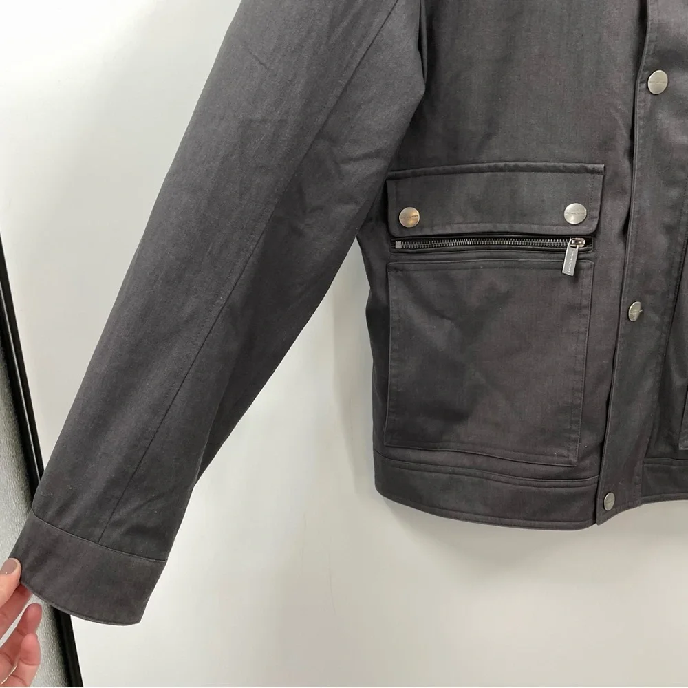 Michael Kors Gray Utility Jacket Men’s L - Picture 4 of 11